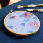 Kit broderie Renoncules de Marie-Dominique Procureur DMC