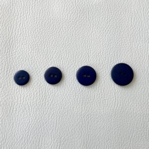Bouton Plastique Bleu marine 2 trous
