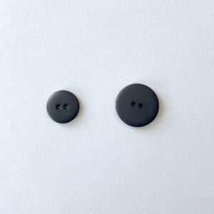 Bouton Plastique noir 2 trous