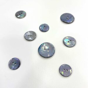 Bouton Nacre gris