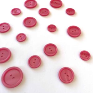 Bouton plastique Rose