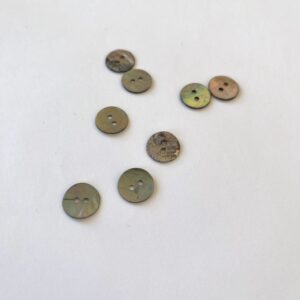 Bouton Nacre gris 12 mm
