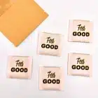 Etiquette à coudre Feel good