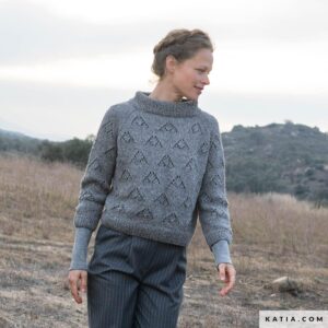 Kit tricot Pull Top Down Alpacotton Natural Colors