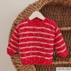 Kit tricot bébé pull