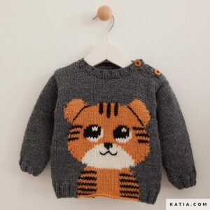 Kit tricot bébé Pull jacquard