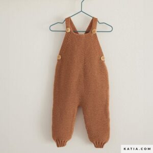 Kit tricot bébé salopette