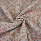 Tissu Katia Fabrics Flannel cotton print Rust & Arona Leaves