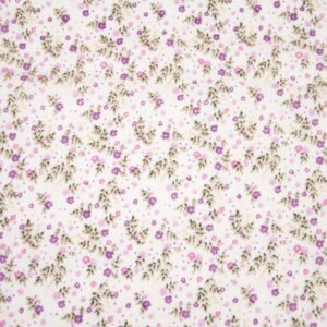 Tissu double gaze Katia fabrics lavender flowers