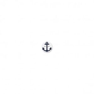 Bouton Plastique Ancre Marine 13mm