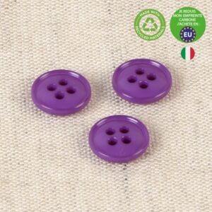 Bouton recyclé Violet