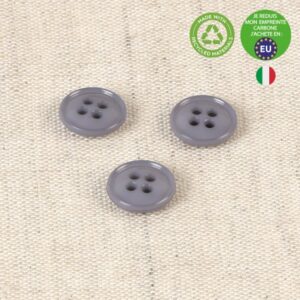 Bouton recyclé Gris 11 mm