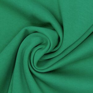 Tissu Sweat Uni vert