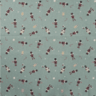 Tissu de Noël jouets vert