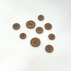 Bouton marron 2 trous