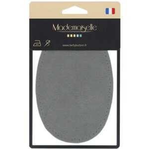 Paire Coudes Imitation Daim Gris moyen