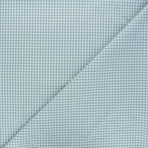 Tissu Vichy petits carreaux Vert de gris