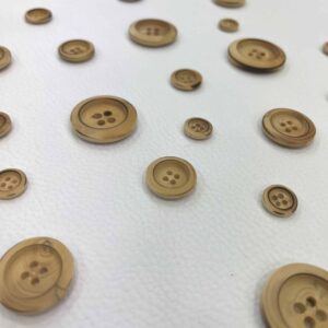 Bouton Bois à rebords