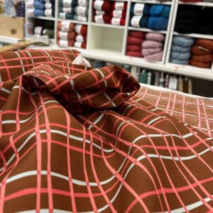 Tissu Coton carreaux