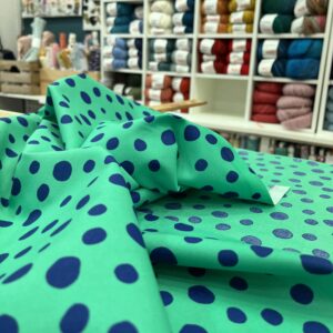 Tissu Coton motifs gros pois