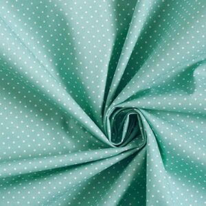 Tissu coton Petits pois Vert clair
