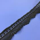 Dentelle Elastique Nylon Noir 29 mm