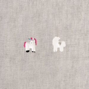 Bouton Enfant licorne