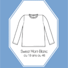 Patron Couture Sweat Mont-Blanc