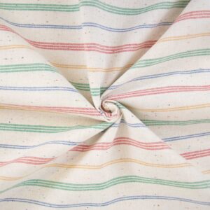 Tissu Canvas rayures