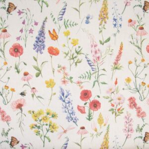 Tissu Canvas fleurs Katia Fabrics