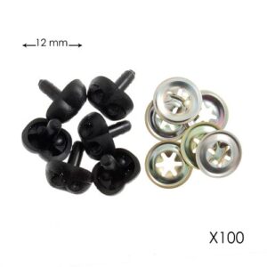 Nez de sécurité peluche 12 mm