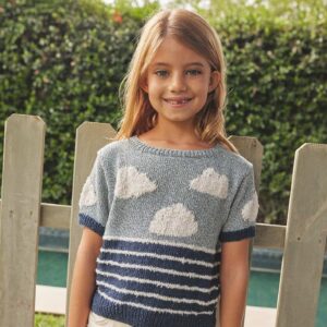 Kit tricot enfant Pull Blue Jeans
