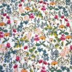 Tissu popeline de coton british garden