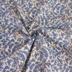 Tissu popeline de coton fleurs japonaises