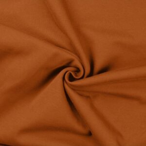 Tissu Sweat Uni Caramel