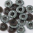 Bouton à motifs 15 mm