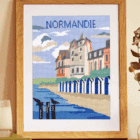 Canevas imprimé Normandie