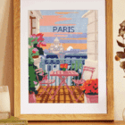 Canevas imprimé Paris