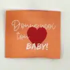 Etiquette à coudre Donne moi ton Coeur Baby