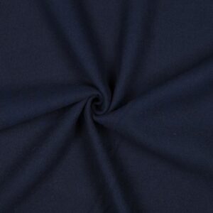Tissu manteau bleu marine