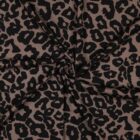 Tissu bengaline viscose léopard