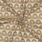 Tissu toile de coton canvas motifs géométriques