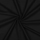 Tissu Flanelle de coton uni noir