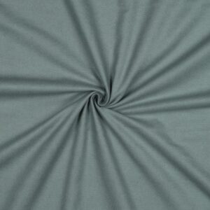 Tissu Flanelle de coton uni vert de gris