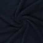 Tissu sherpa Bleu Marine