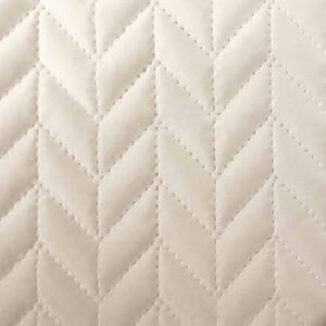 Tissu matelassé imperméable beige