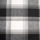 Tissu Manteau Carreaux Noir et Blanc