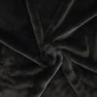 Tissu fausse fourrure Noir