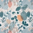 Tissu popeline de coton Feuilles Katia Fabrics