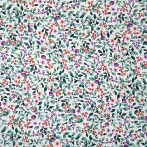 Tissu popeline de coton Fleurs Katia Fabrics